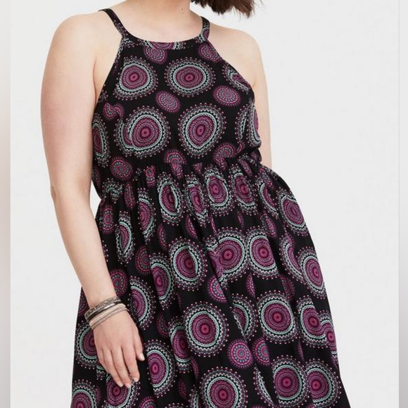 Torrid Medallion Print Dress - Picture 2 of 3